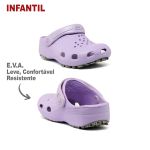 Babuche Infantil Ameixa BB31 Soft Works Antiderrapante