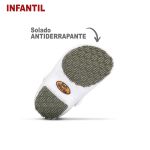 Babuche Infantil Branco BB31 Soft Works Antiderrapante