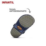 Babuche Infantil Marinho BB31 Soft Works Antiderrapante