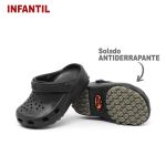 Babuche Infantil Preto BB31 Soft Works Antiderrapante