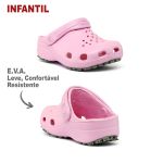 Babuche Infantil Rosa BB31 Soft Works Antiderrapante