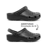 Babuche Preto BB31 Soft Works Antiderrapante