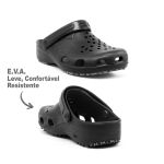 Babuche Preto BB31 Soft Works Antiderrapante