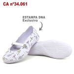 Sapatilha Branca Estampa DNA BB50 Soft Works Antiderrapante