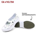 Sapatilha Branca Estampa DNA BB51 Soft Works Antiderrapante