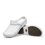 Babuche Branco BB60 Soft Works Sapato de Segurança EPI Antiderrapante