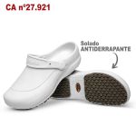 Babuche Branco BB60 Soft Works Sapato de Segurança EPI Antiderrapante