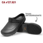 Babuche Preto BB60 Soft Works Sapato de Segurança EPI Antiderrapante