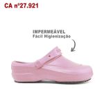 Babuche Rosa BB60 Soft Works Sapato de Segurança EPI Antiderrapante