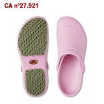 Babuche Rosa BB60 Soft Works Sapato de Segurança EPI Antiderrapante