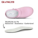 Babuche Rosa BB61 Soft Works Sapato de Segurança EPI Antiderrapante