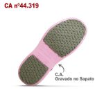 Babuche Rosa BB61 Soft Works Sapato de Segurança EPI Antiderrapante
