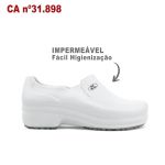 Sapato Unisex Branco BB65 Soft Works Sapato de Segurança EPI Antiderrapante