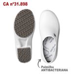 Sapato Unisex Branco BB65 Soft Works Sapato de Segurança EPI Antiderrapante
