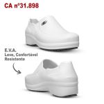 Sapato Unisex Branco BB65 Soft Works Sapato de Segurança EPI Antiderrapante