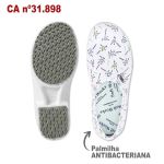 Sapato Unissex Branco Estampa DNA BB65 Soft Works Sapato de Segurança EPI Antiderrapante