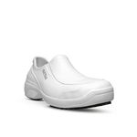 Sapato Classic Works Branco BB66 com ponteira Soft Works Sapato de Segurança EPI Antiderrapante