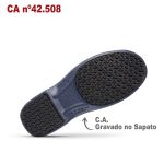 Sapato Social Marinho BB67 Sem Ponteira Soft Works Sapato de Segurança EPI Antiderrapante