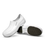 Sapato Social Branco BB67 Sem Ponteira Soft Works Sapato de Segurança EPI Antiderrapante