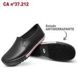 Tênis Antiderrapante Preto1 BB80 Soft Works Sapato de Segurança EPI
