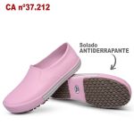 Tênis Antiderrapante Rosa BB80 Soft Works Sapato de Segurança EPI