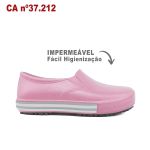 Tênis Antiderrapante Rosa BB80 Soft Works Sapato de Segurança EPI
