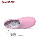 Tênis Antiderrapante Rosa BB80 Soft Works Sapato de Segurança EPI