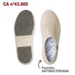 Sapatênis Antiderrapante Bege BB81 Soft Works Sapato de Segurança EPI