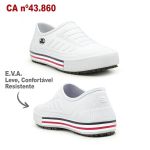 Sapatênis Antiderrapante Branco1 BB81 Soft Works Sapato de Segurança EPI