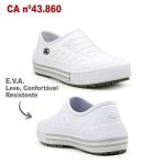 Sapatênis Antiderrapante Branco2 BB81 Soft Works Sapato de Segurança EPI