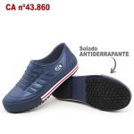 Sapatênis Antiderrapante Marinho BB81 Soft Works Sapato de Segurança EPI