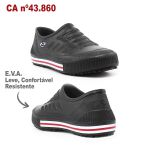 Sapatênis Antiderrapante Preto1 BB81 Soft Works Sapato de Segurança EPI