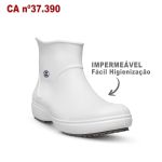 Bota Antiderrapante Cano Curto Branco BB85 Soft Works Bota De Segurança Epi