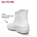 Bota Antiderrapante Cano Curto Branco BB85 Soft Works Bota De Segurança Epi