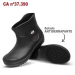 Bota Antiderrapante Cano Curto Preto BB85 Soft Works Bota De Segurança Epi
