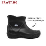 Bota Antiderrapante Cano Curto Preto BB85 Soft Works Bota De Segurança Epi