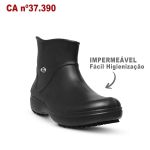 Bota Antiderrapante Cano Curto Preto BB85 Soft Works Bota De Segurança Epi