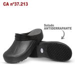 Babuche Plus Work Preto BB90 Soft Works Sapato de Segurança EPI Antiderrapante