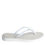 Chinelo de Dedo Branco Flop Palmilha Cobra