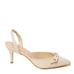 SlingBack Off White Salto Fino Ana