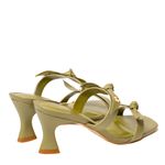 Sandália Verde Pistache Salto Taça Ana