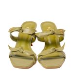 Sandália Verde Pistache Salto Taça Ana