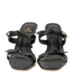 Sandália Preta Salto Taça Ana