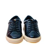 Tênis Feminino Preto Couro