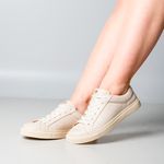 Tênis Feminino Off White Couro