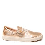 Tênis Feminino Dourado Couro