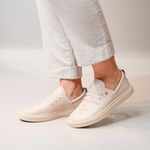 Tênis Feminino Off White Couro