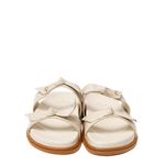 Sandália Papete Off White Ana Couro