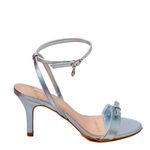 Sandália Prata Salto Fino Bia Couro