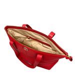 Bolsa Shopping Vermelha Couro Grande